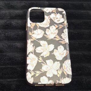 Apple Floral Transparent Phone Case